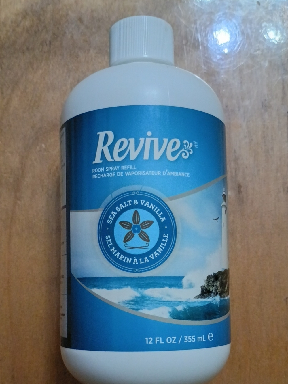Melaleuca Sea Salt & Vanilla Room Spray Refill - Blue